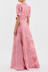 Gillian | Short Dress with Puff Sleeves