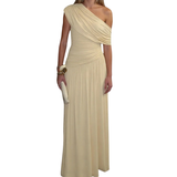 Séraphine | Asymmetric Pleated Midi Dress