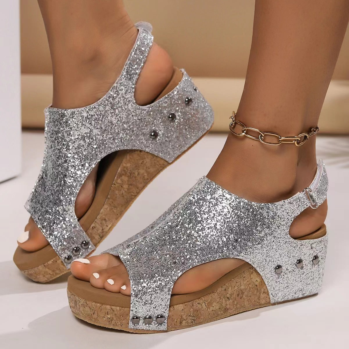 Carol | Wedge Sandal Effortless Lift