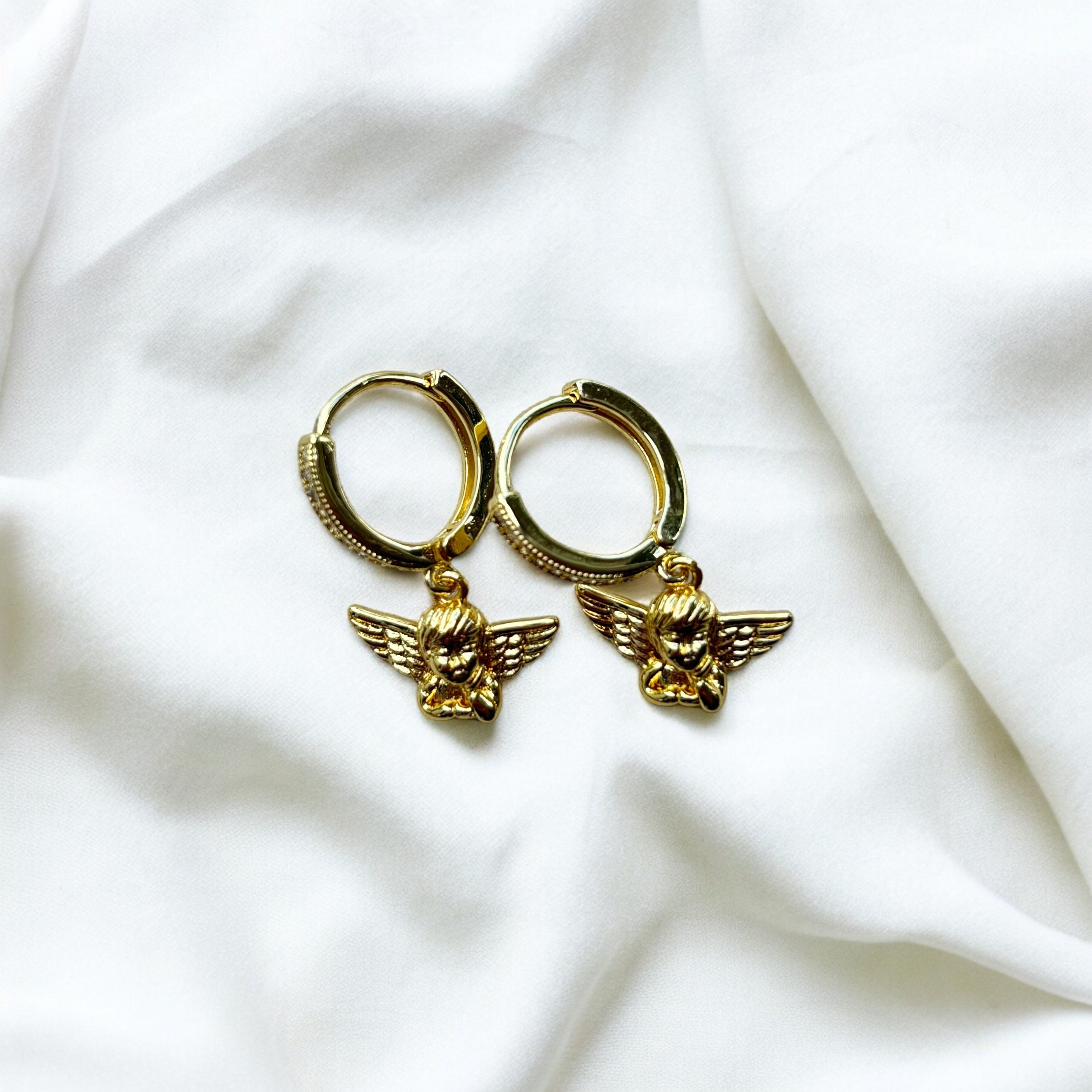 Lola | Handmade Gold Hoop Earrings