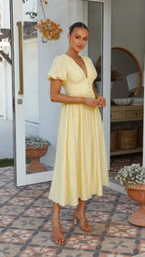 Myla | Romantic Puff Sleeve Maxi Dress