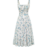 Camille | Floral Tie-Waist Midi Dress