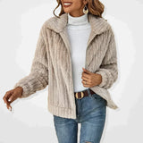 Vivienne | Plush Sherpa Zip-Up Jacket