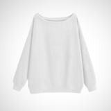 Camille | Scoop Neck Relaxed Long Sleeve Sweater