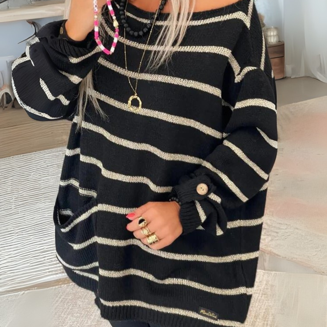Camille | Drop Shoulder Long Sleeve Sweater