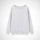 Camille | Scoop Neck Relaxed Long Sleeve Sweater