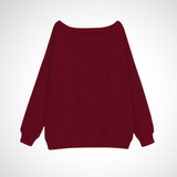 Camille | Scoop Neck Relaxed Long Sleeve Sweater