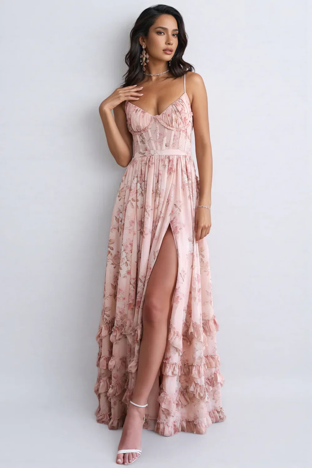 Simone | Whispering Silhouette Midi Dress