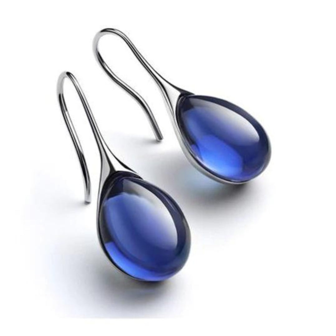 Remy | Crystal Drop Earrings Gold & Silver