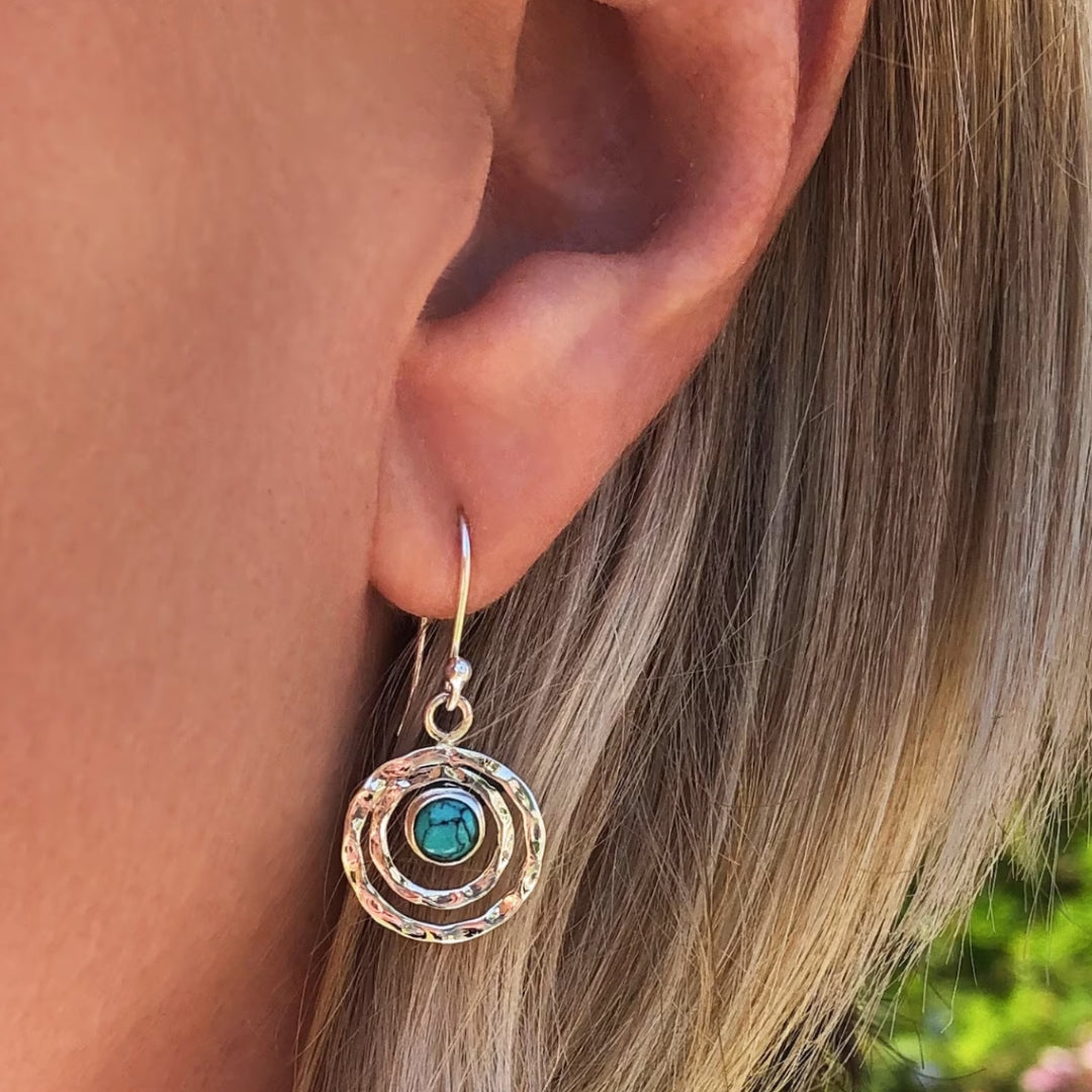 Jane | Boho Planet Drop Earrings