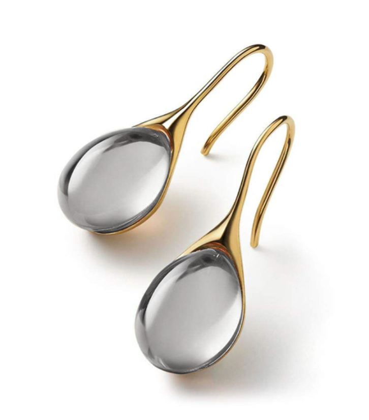 Remy | Crystal Drop Earrings Gold & Silver