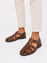 Andrew | Classic Fisherman Leather Sandals