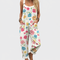 White with Floral Pattern