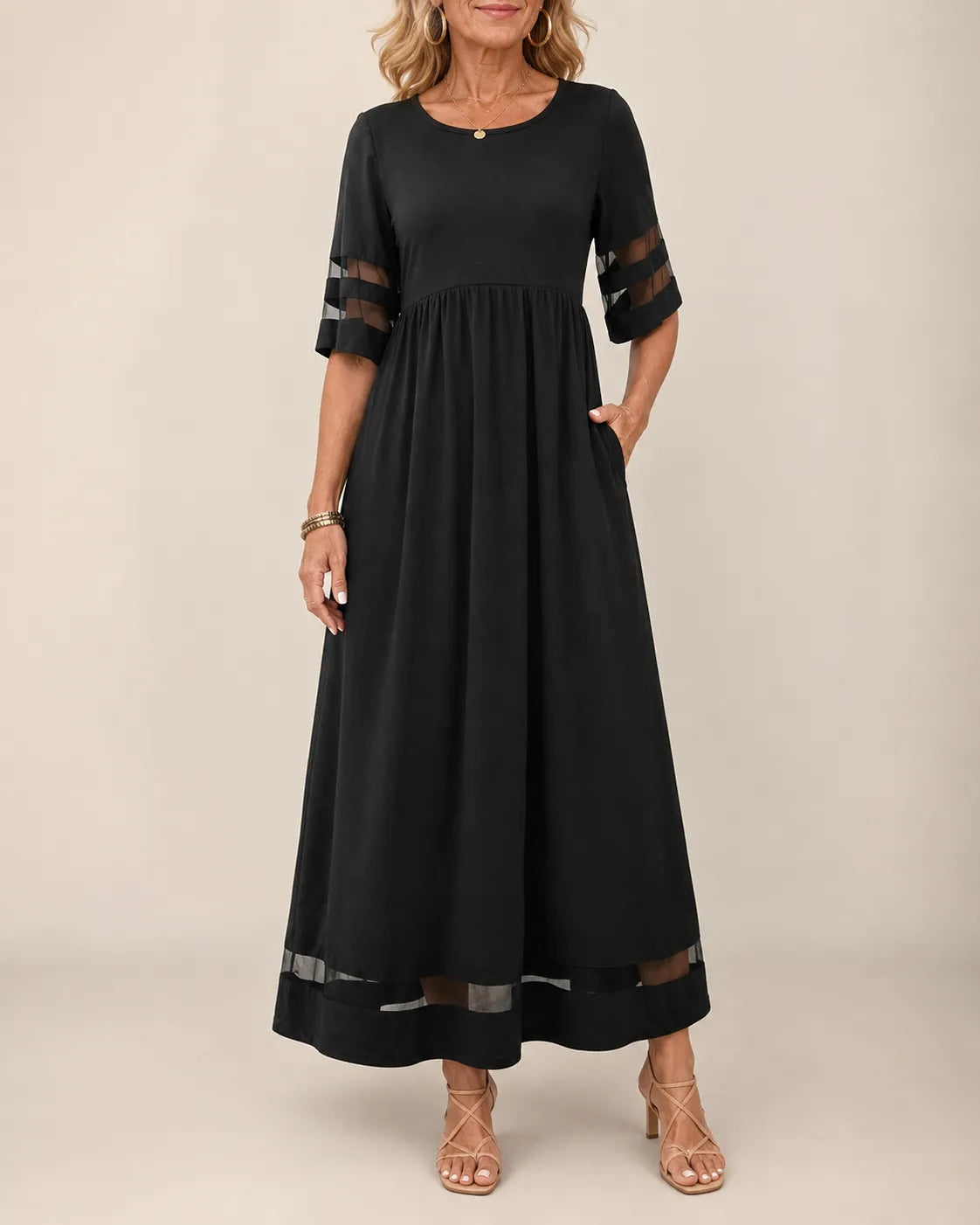 Greer | Tummy-Smoothing Midi Dress