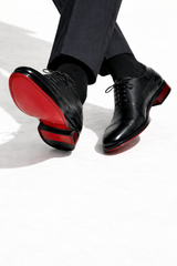 Junius | Classic Black Oxford Brogues