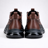 Steven | Textured Leather Sneaker
