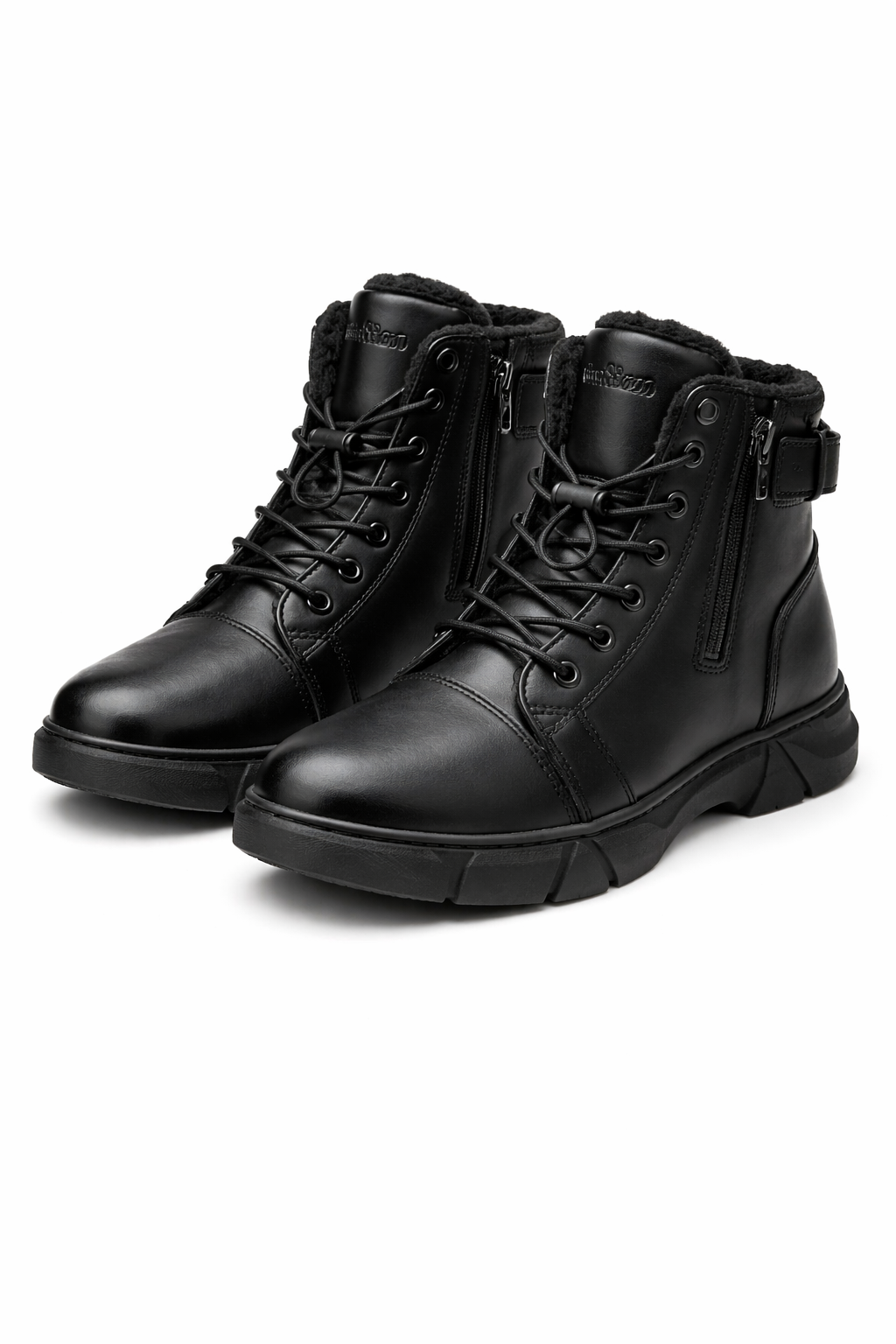Roberto | Black Combat Boots