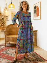 Iyla | Artisan Patchwork Maxi Dress