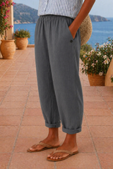 Jordan | Relaxed Linen Wide-Leg Pants