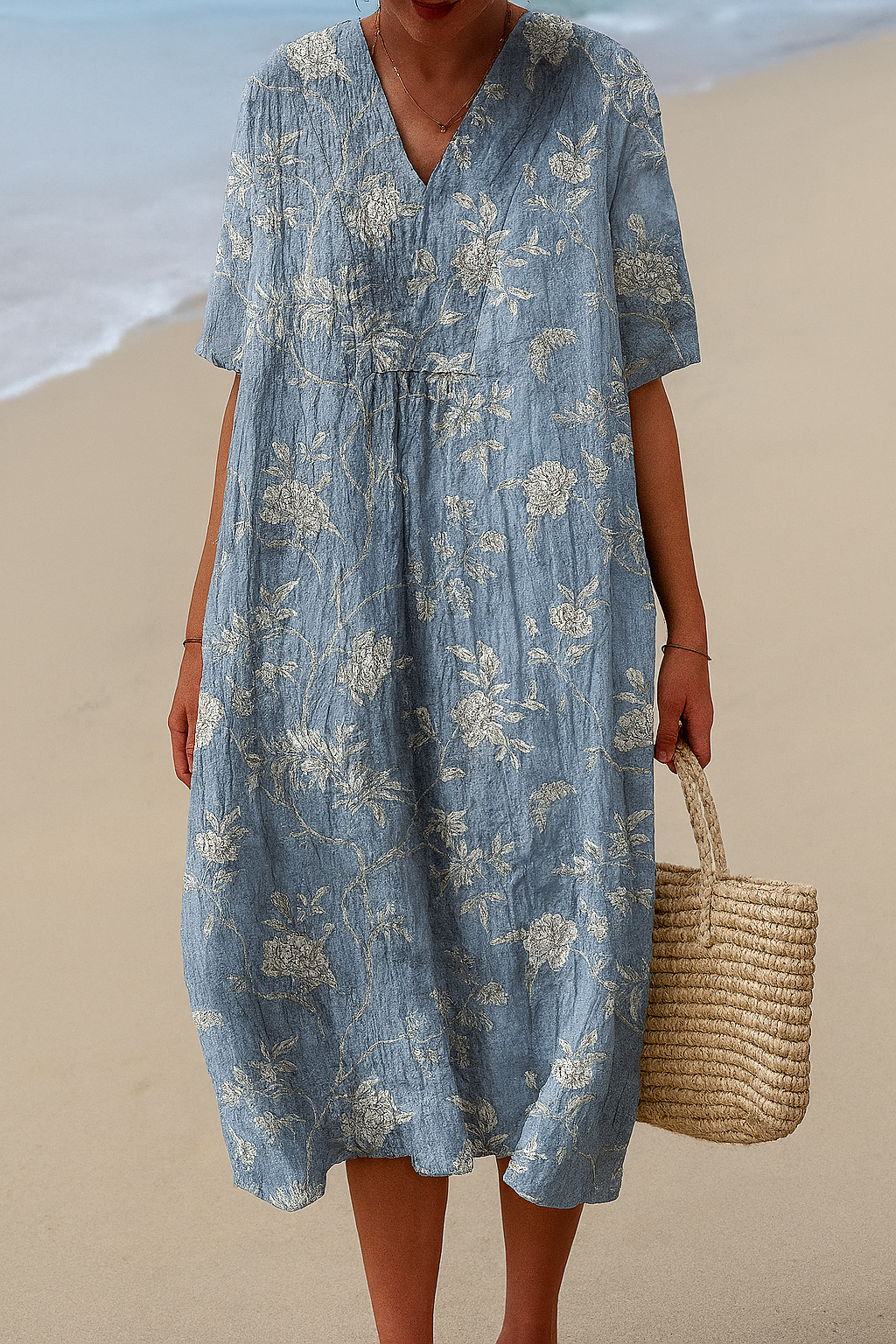 Maria | Lagoon Floral Flow Dress