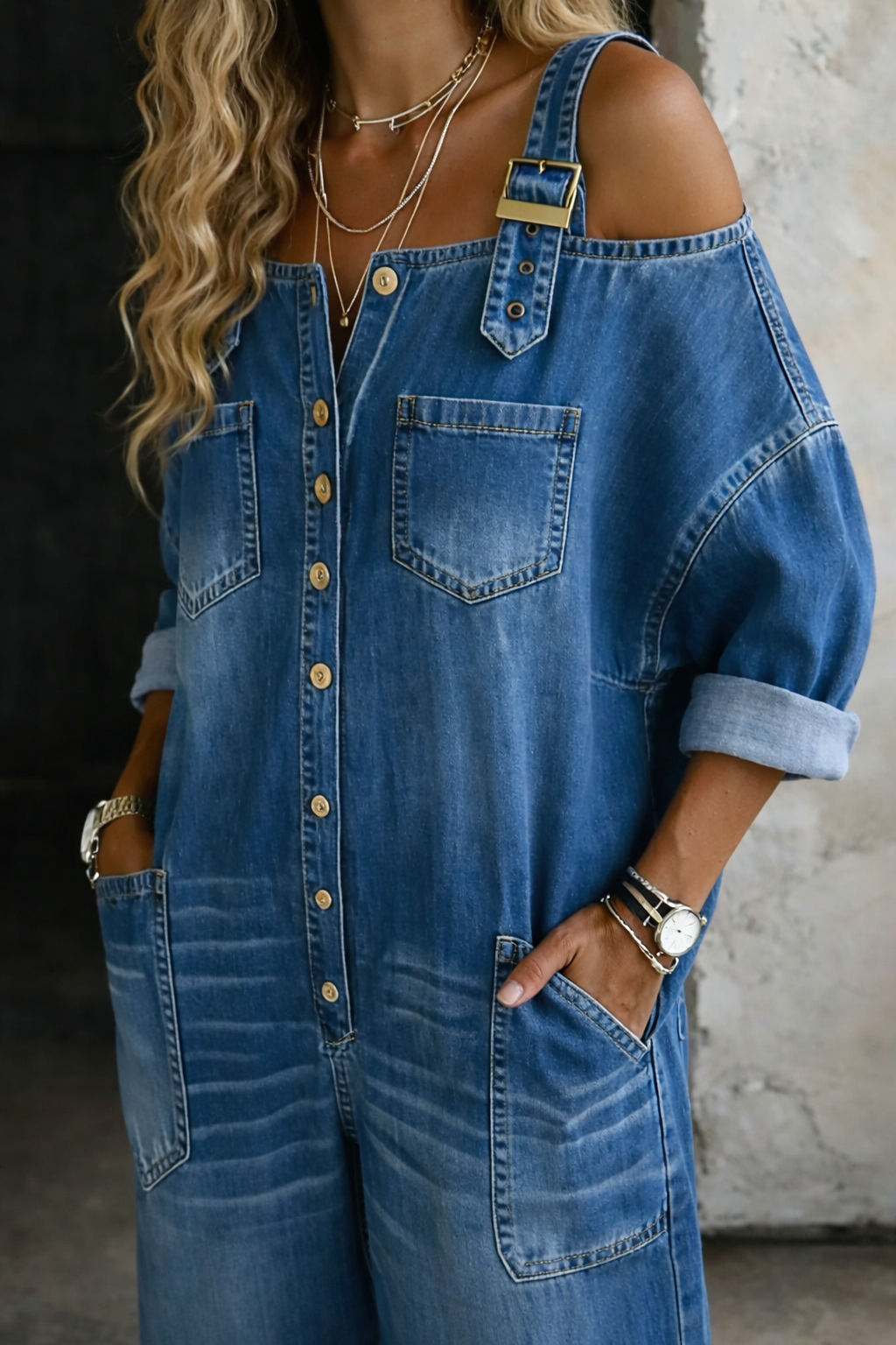 Marjorie | Off-Shoulder Printed Jumpsuit