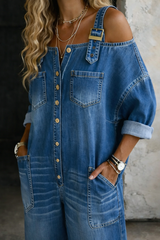 Marjorie | Off-Shoulder Printed Jumpsuit