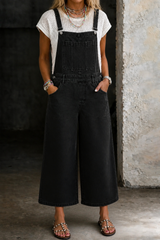 Rita | Wide-Leg Suspender Jumpsuit
