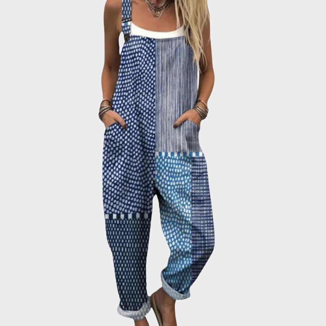 Therese | Printed Relaxed Overalls