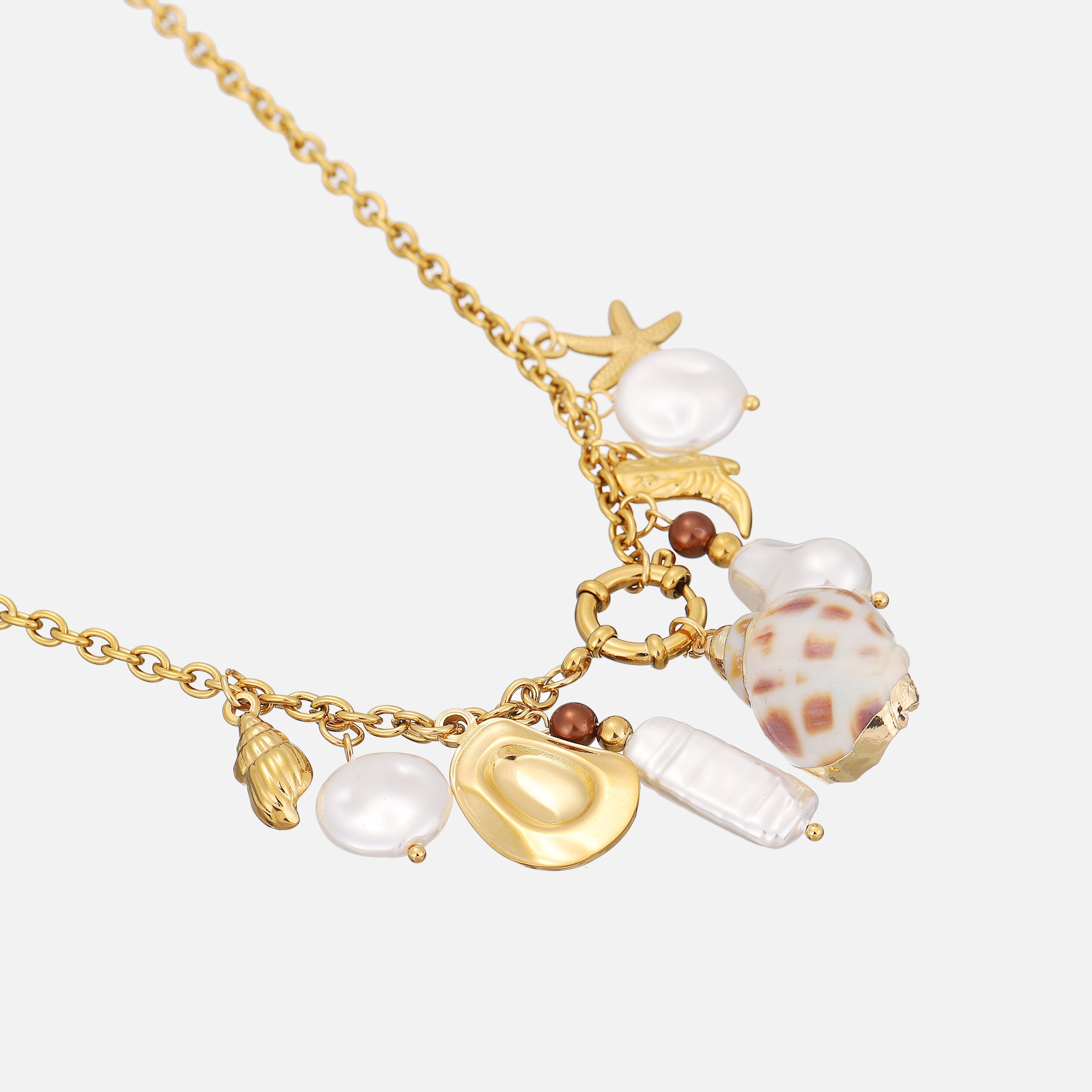 Waylynn | Oceana Shell & Pearl Necklace