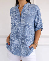 Beatrix | Painterly Floral Blouse