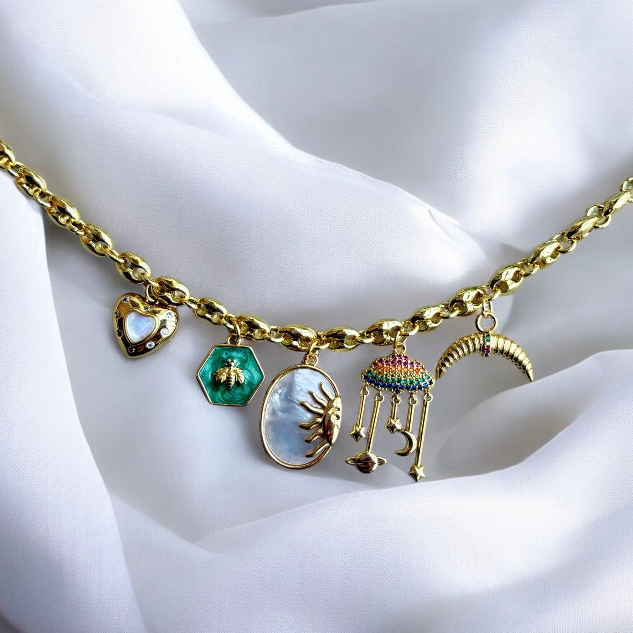 Caroline | Solar Harmony Pendant Necklace