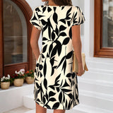 Cornelia | Vintage Print Midi Dress