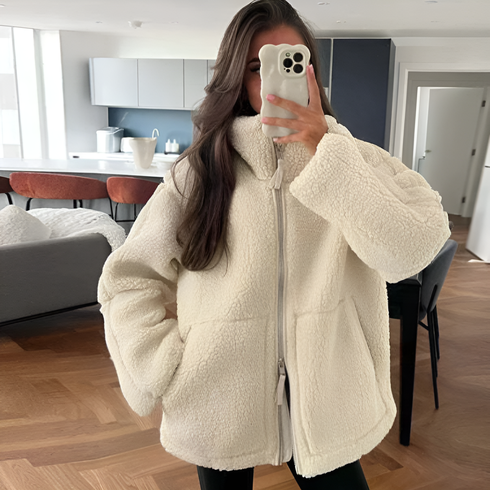 Celeste | Oversized Soft Teddy Fleece Jacket