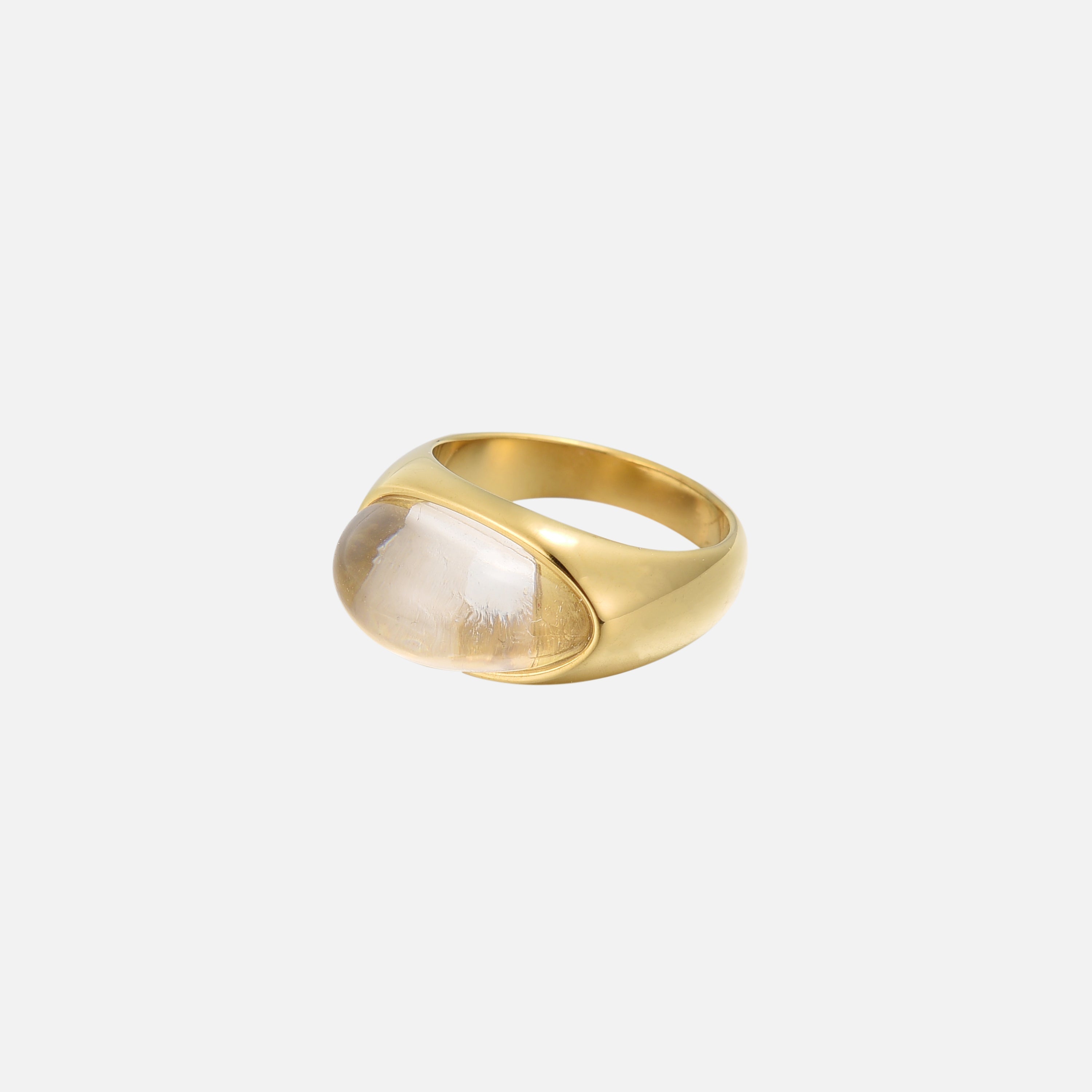 Iyla | Serene Oval Gemstone Ring