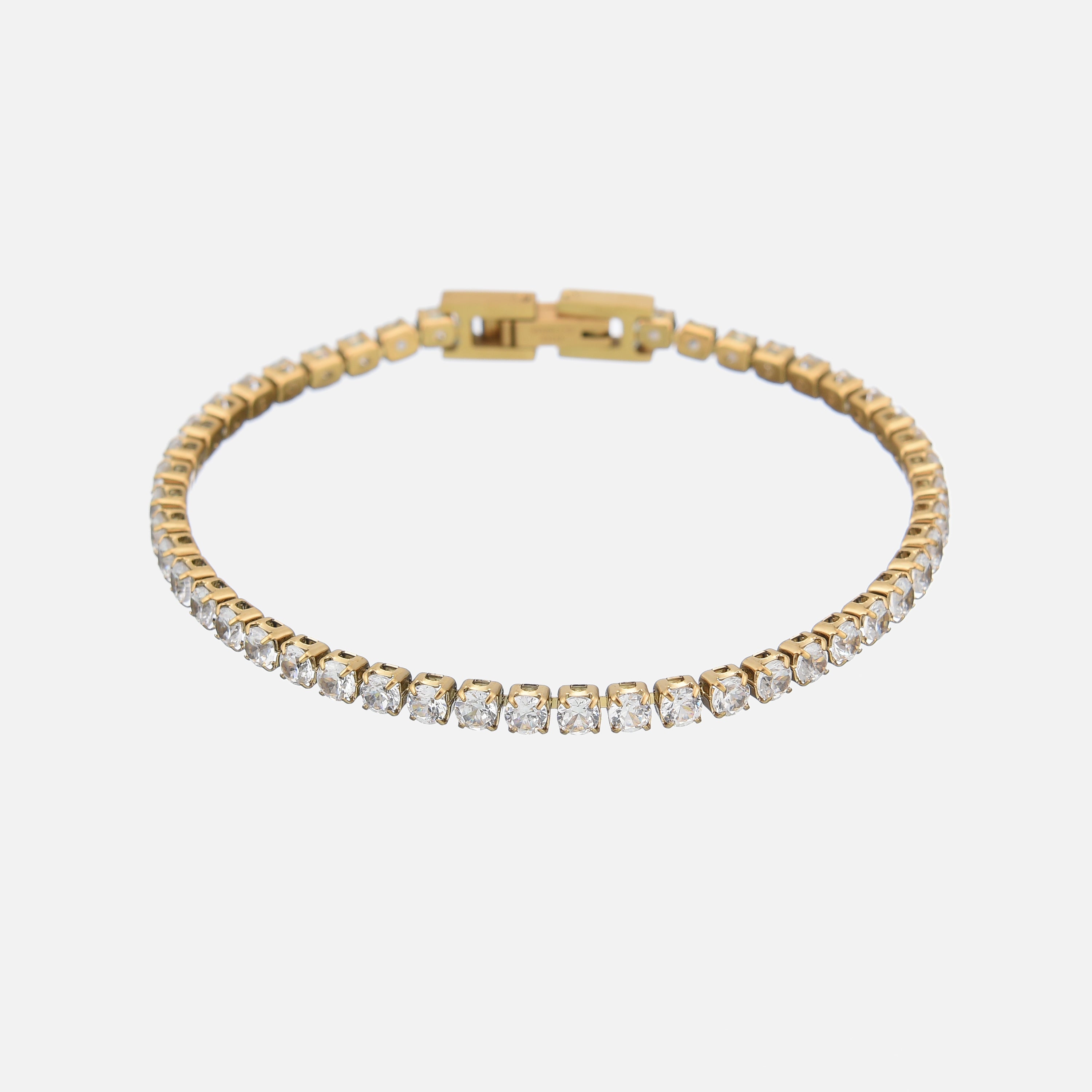 Senta | Gold-Plated CZ Bracelet