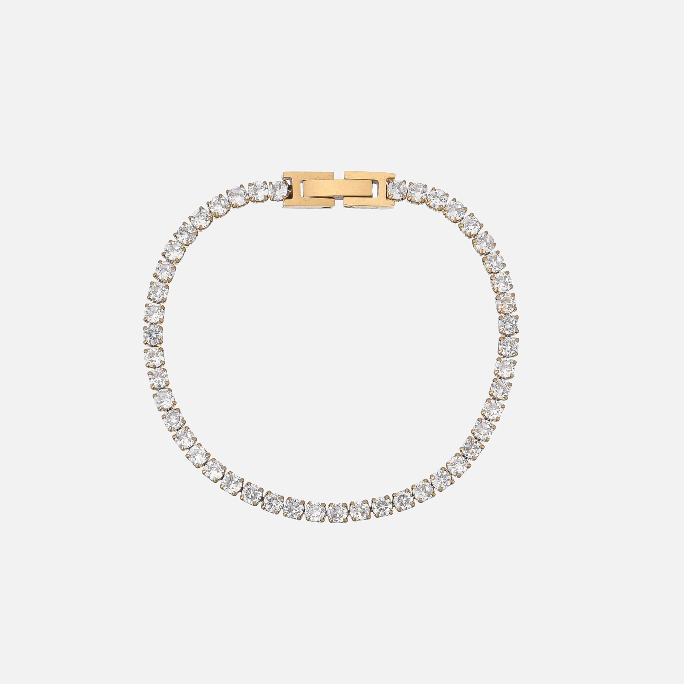 Senta | Gold-Plated CZ Bracelet