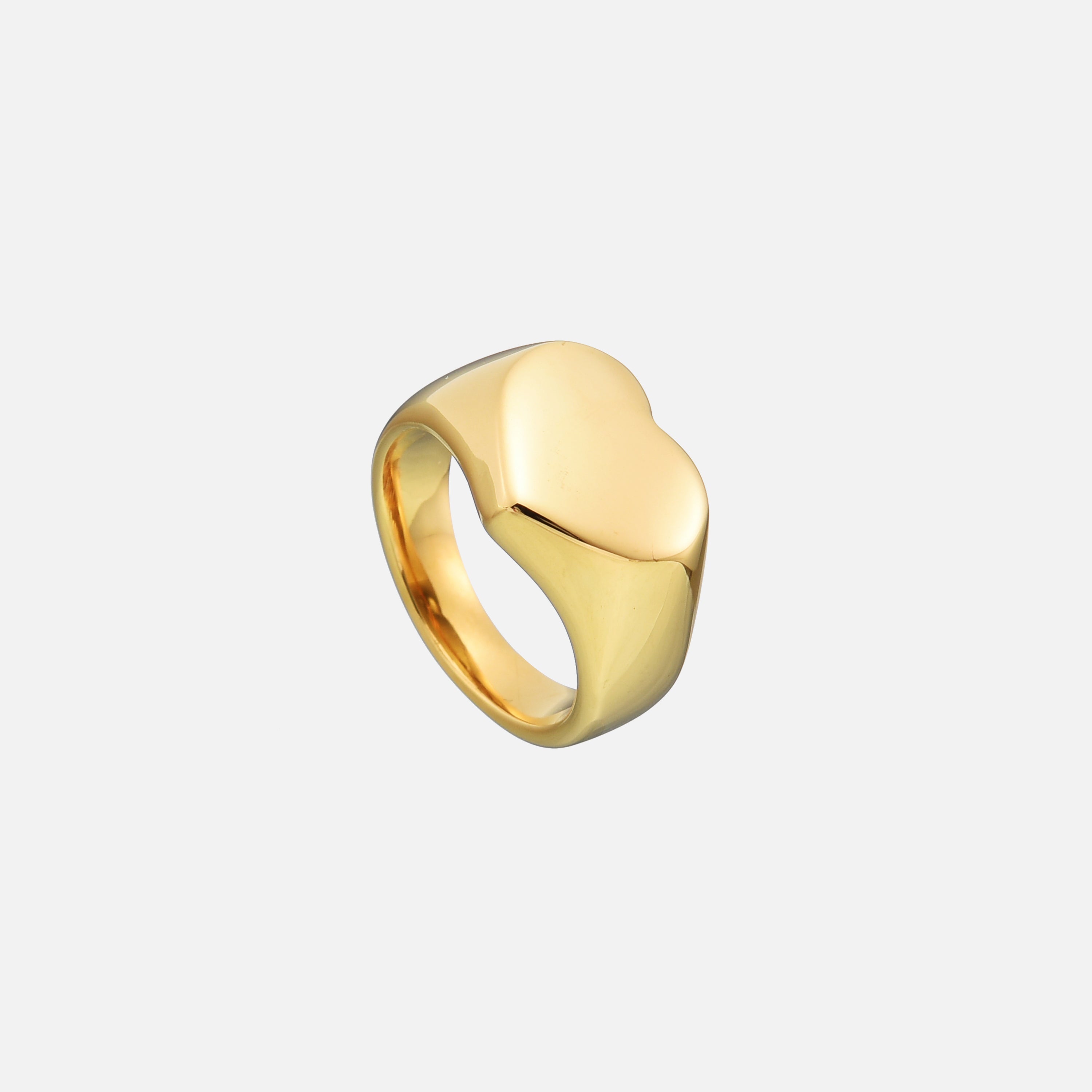 Noreen | Gold Heart-Shaped Ring