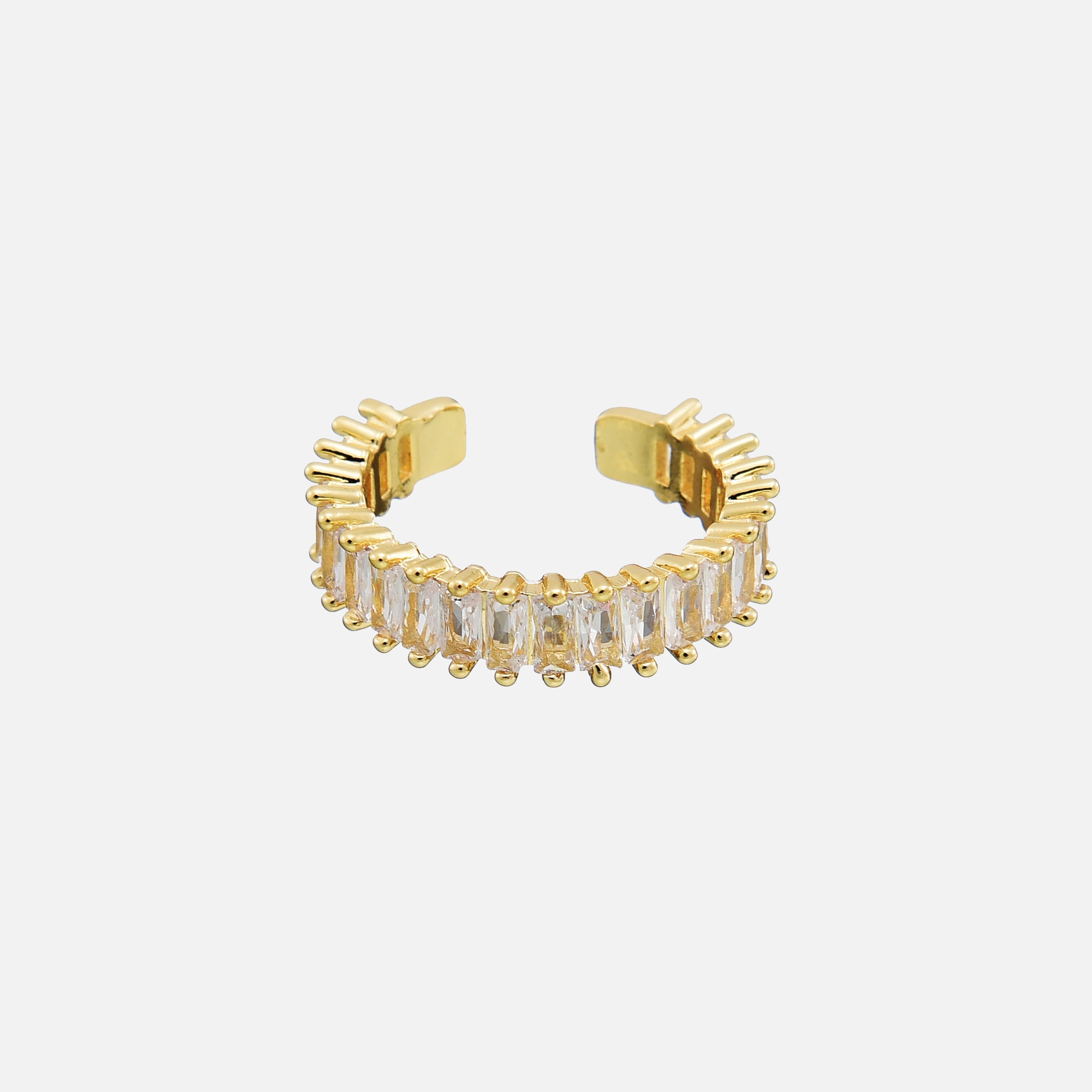 Olga | Adjustable Diamond-Cut Ring