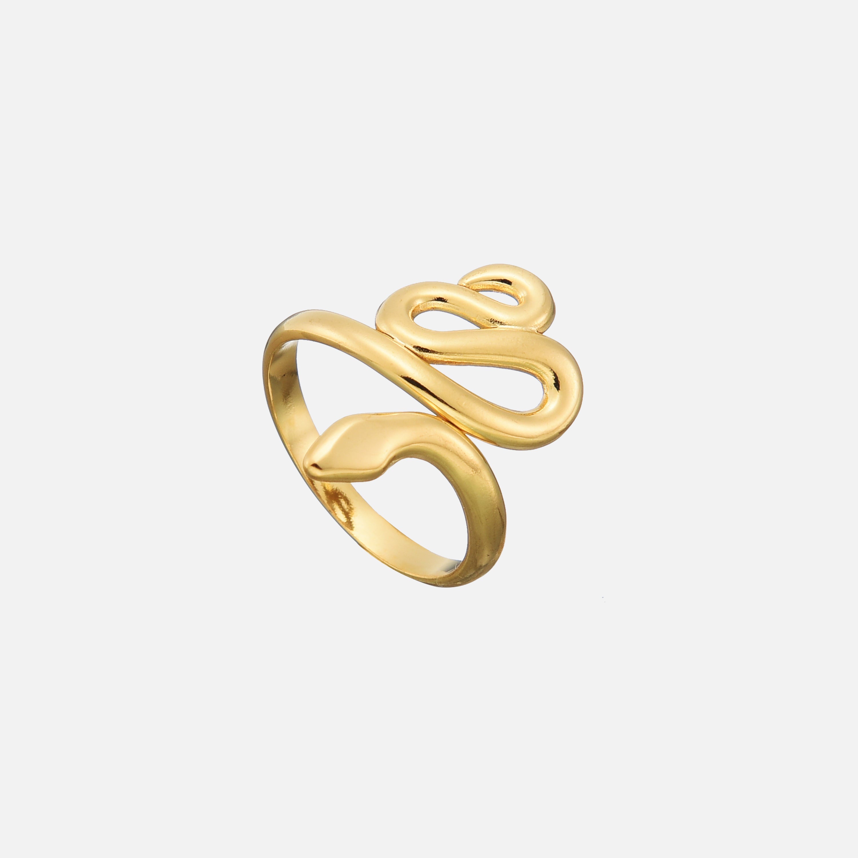 Christel | 18K Gold Plated Snake Ring