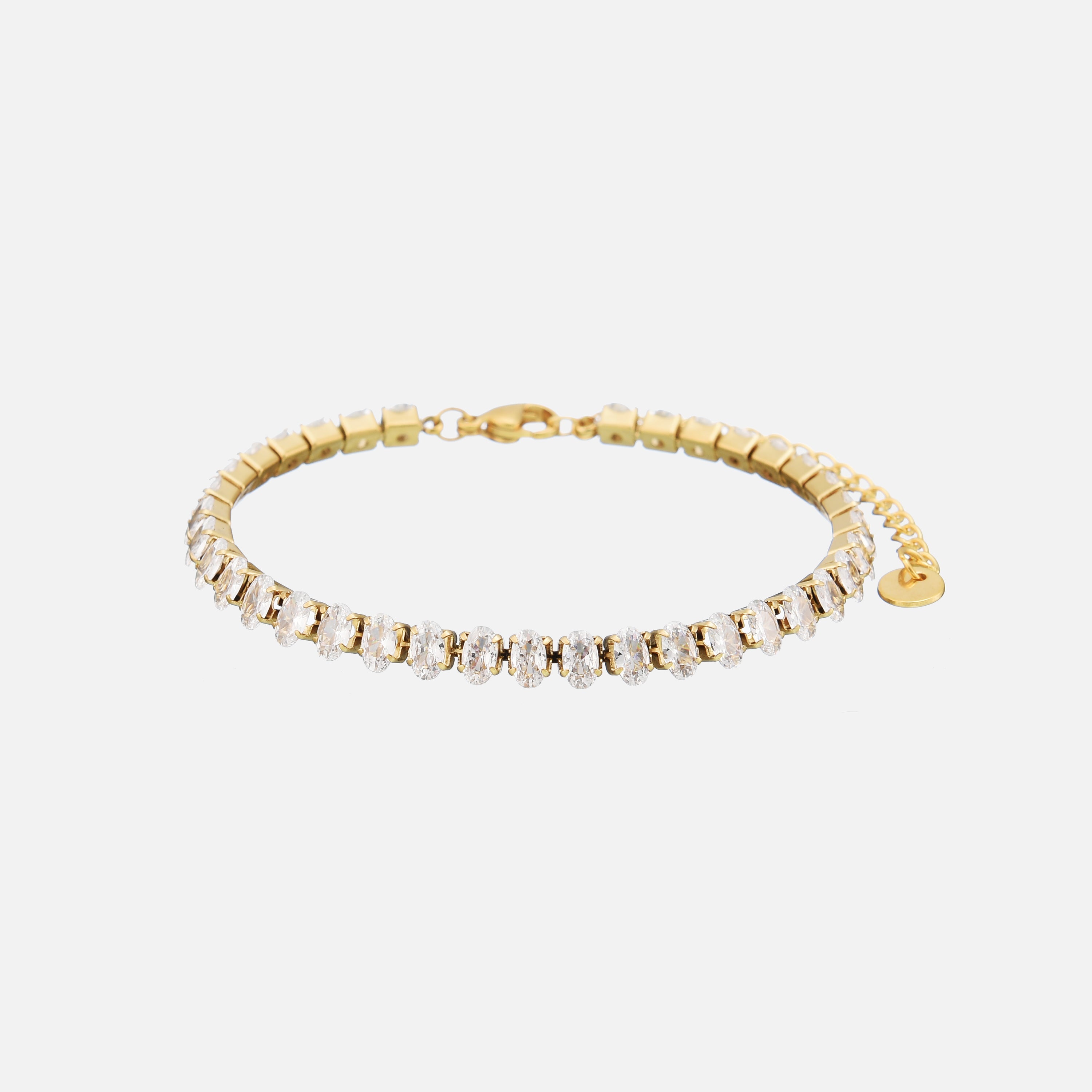 Tinsley | 18K Gold CZ Bracelet