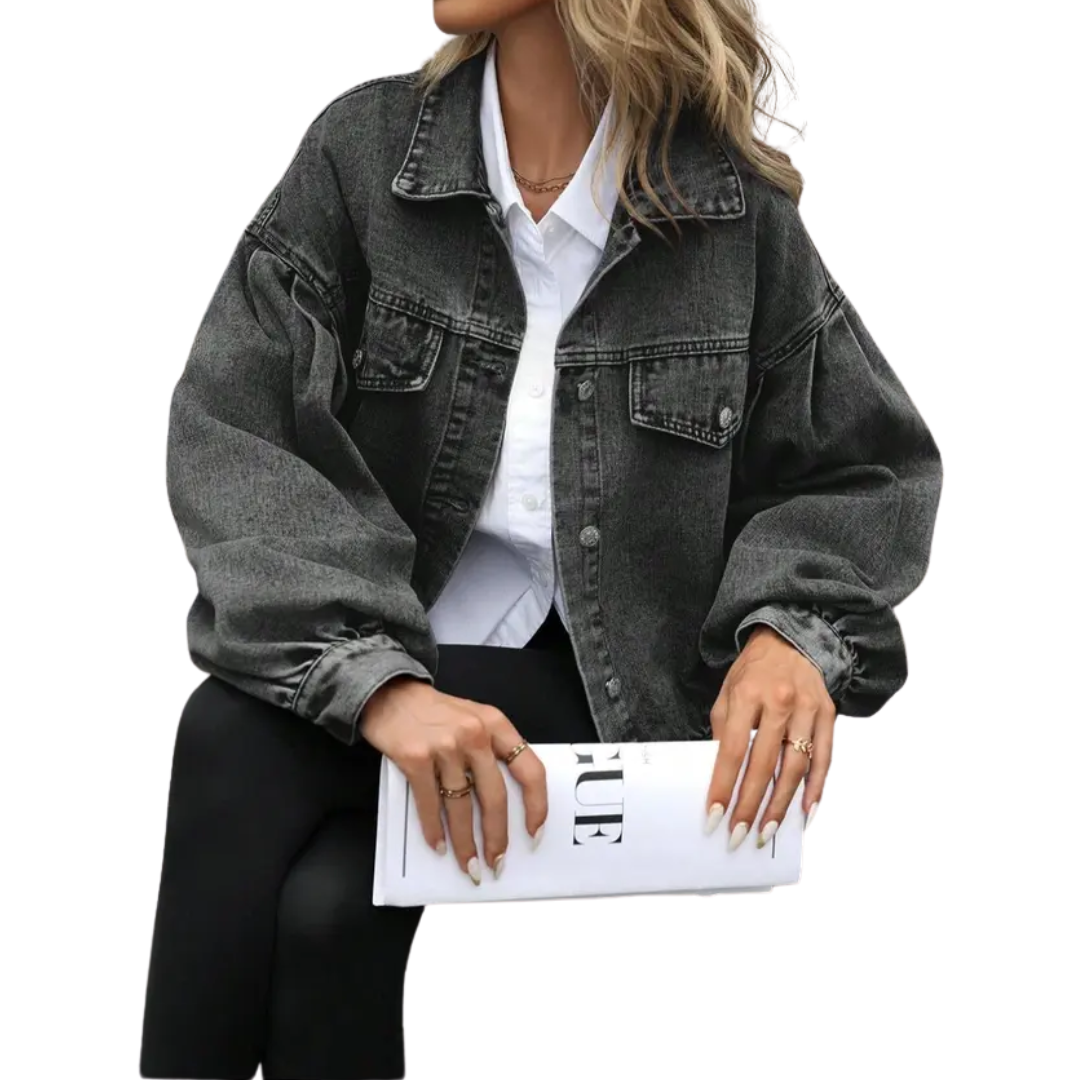 Frankie | Relaxed Cropped Denim Jacket