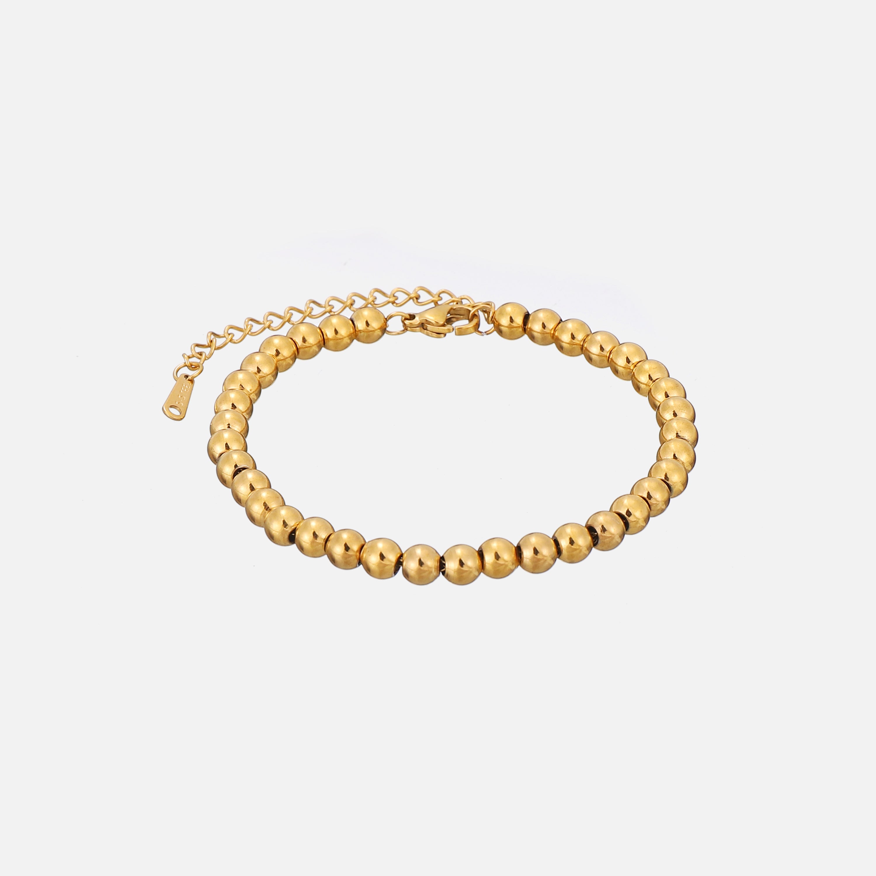 Lorean | Gold Beaded Bracelet