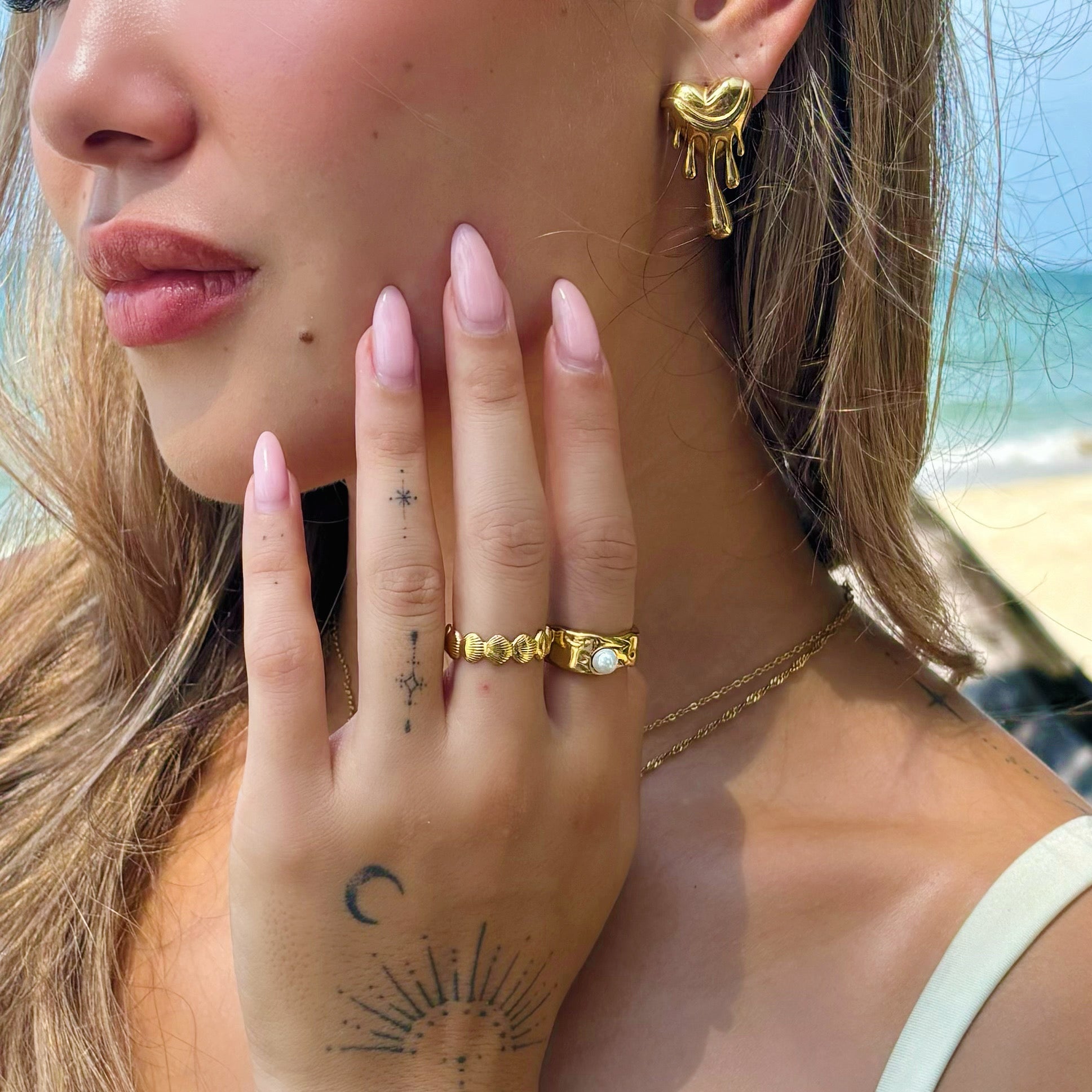 Oakley | Melting Heart Drop Earrings