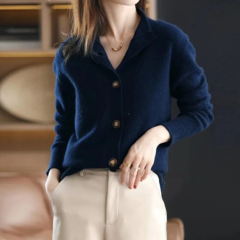 Céleste | Luxe Buttoned Cardigan Sweater