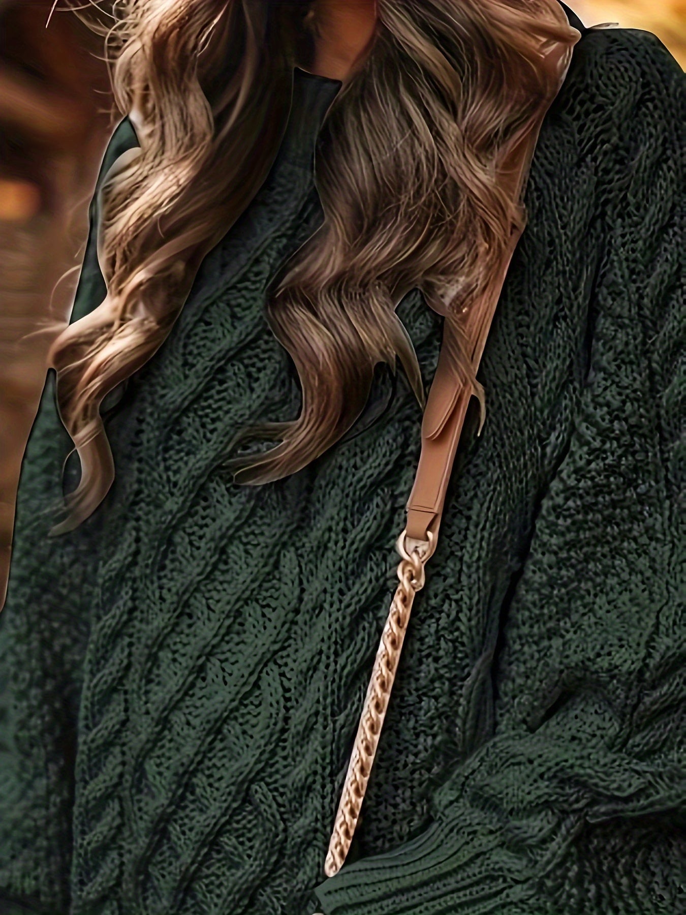 Camille | Oversized Cable-Knit Sweater