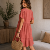 Walda | Loose-Fit Mini Summer Dress