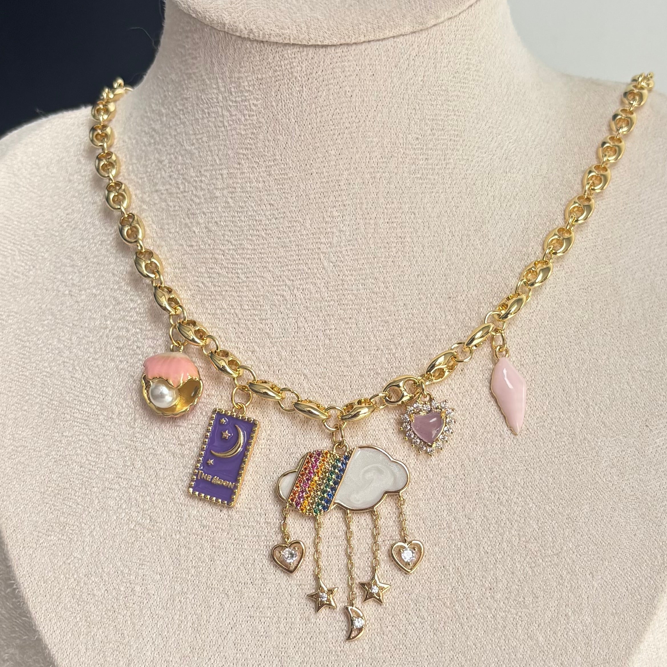 Adelaide | Celestia Charm Necklace