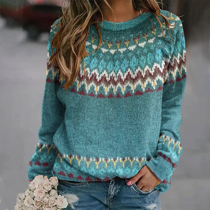 Waverly | Boho Wave Knit Sweater