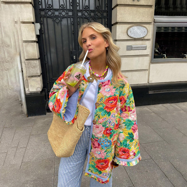 Vivienne | Bold Printed Statement Jacket