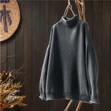 Élise | Relaxed Waffle-Knit Crew Sweater